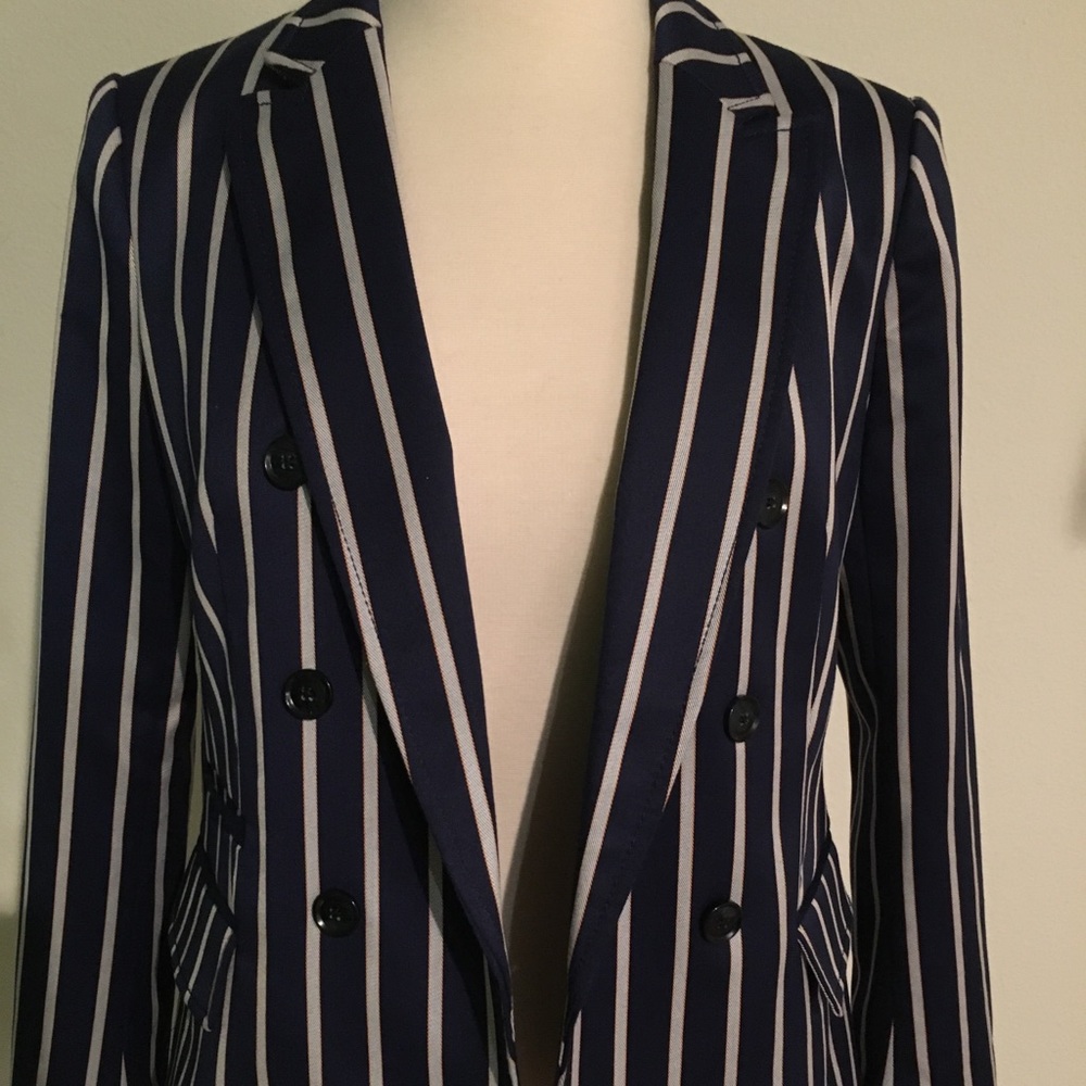 Banana Republic striped blazer